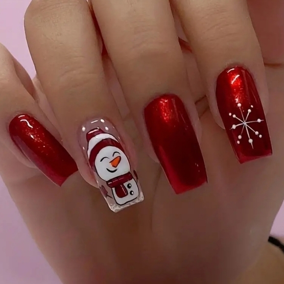 24 Pieces Fake Press On Nails - Picture 1 of 8